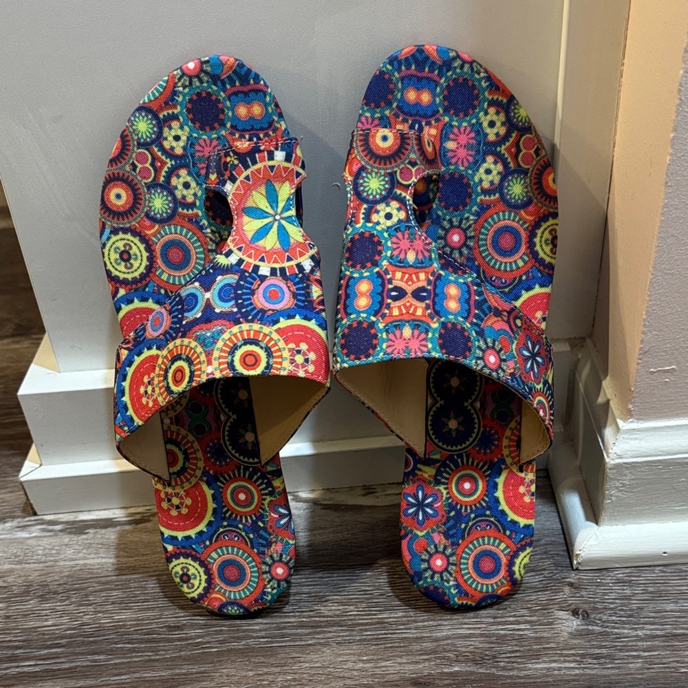 Colorful Patterned Women's Sandals